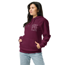 Load image into Gallery viewer, DZLA 'XO' Unisex eco raglan hoodie