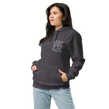 Load image into Gallery viewer, DZLA 'XO' Unisex eco raglan hoodie