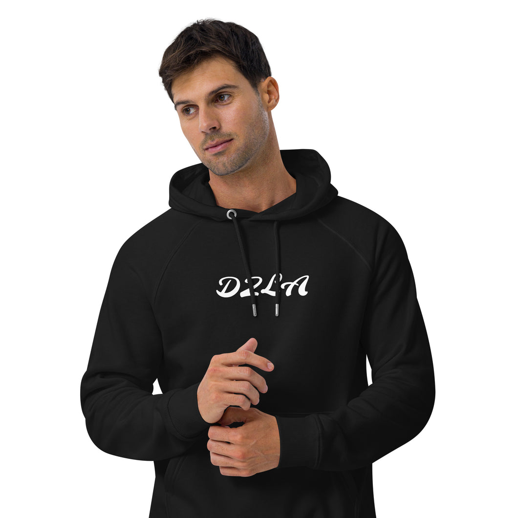 DZLA 'Retro' Unisex eco raglan hoodie
