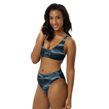 Load image into Gallery viewer, DZLA &#39;Our Planet&#39; Ocean Women&#39;s Recycled high-waisted bikini
