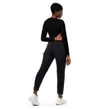 Load image into Gallery viewer, DZLA &#39;Gym Ready&#39; Recycled long-sleeve crop top
