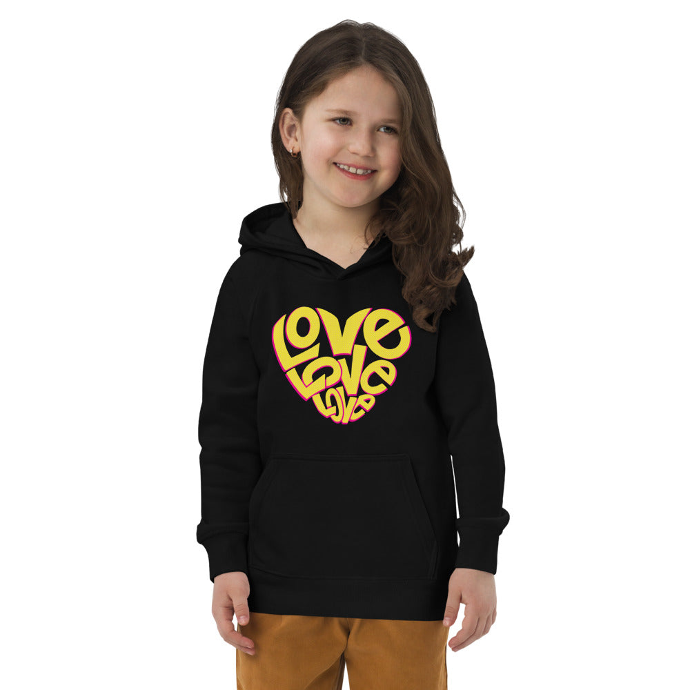 DZLA 'Show Love' Kids eco hoodie