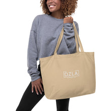 Load image into Gallery viewer, DZLA &#39;Signature&#39; Large organic tote bag
