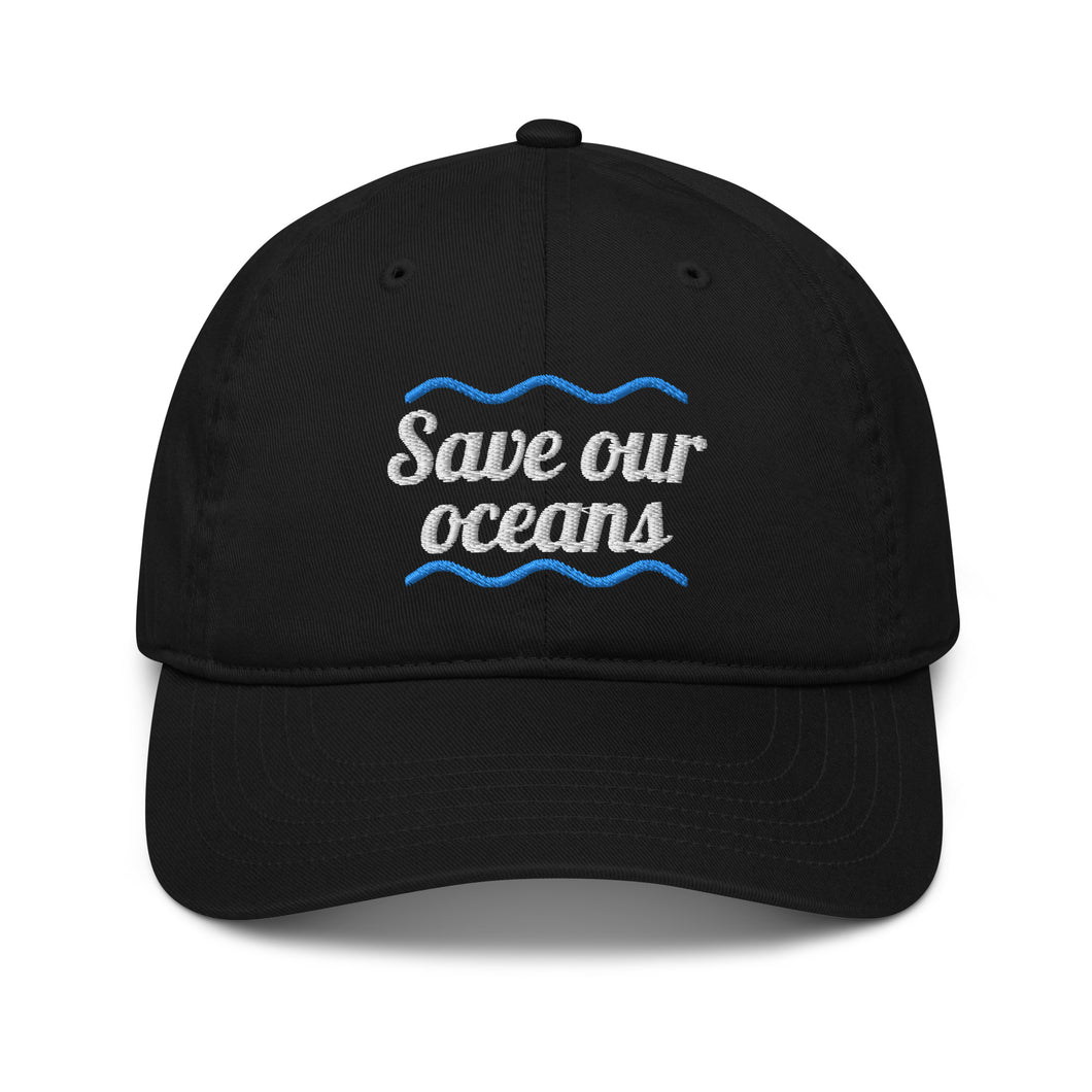 DZLA 'Save our oceans' organic cap