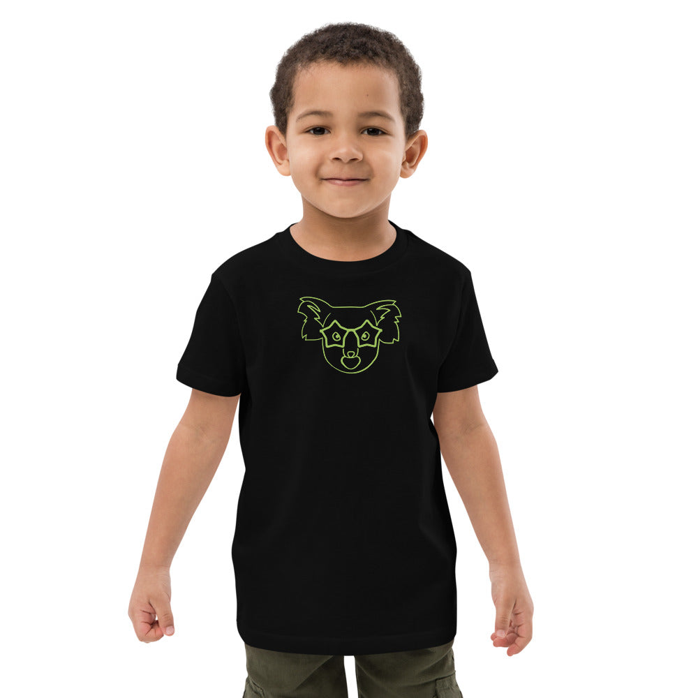 DZLA 'Green Koala' Organic cotton kids t-shirt