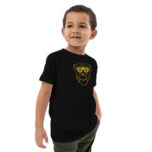 Load image into Gallery viewer, DZLA &#39;Yellow Monkey&#39; Organic cotton kids t-shirt
