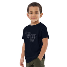 Load image into Gallery viewer, DZLA &#39;Elephant parade&#39; Organic cotton kids t-shirt
