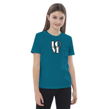 Load image into Gallery viewer, DZLA &#39;LOVE&#39; Organic cotton kids t-shirt
