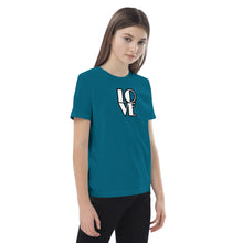 Load image into Gallery viewer, DZLA &#39;LOVE&#39; Organic cotton kids t-shirt
