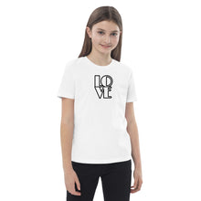 Load image into Gallery viewer, DZLA &#39;LOVE&#39; Organic cotton kids t-shirt

