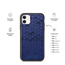Load image into Gallery viewer, DZLA &#39;Hexagon&#39; Biodegradable iPhone case
