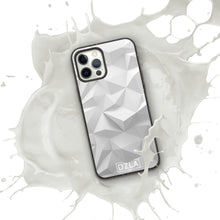 Load image into Gallery viewer, DZLA &#39;Silver 3D&#39; Biodegradable iPhone case
