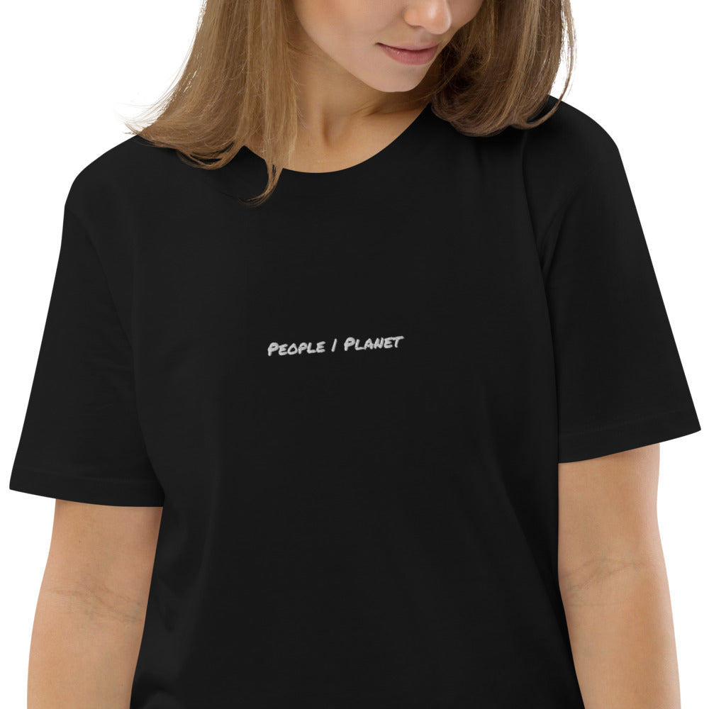 DZLA 'People | Planet' Unisex organic cotton t-shirt