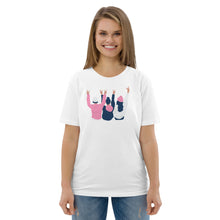 Load image into Gallery viewer, DZLA &#39;Cool Girls&#39; Women&#39;s Unisex organic cotton t-shirt

