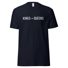 Load image into Gallery viewer, DZLA &#39;Kings + Queens&#39; Unisex organic cotton tee
