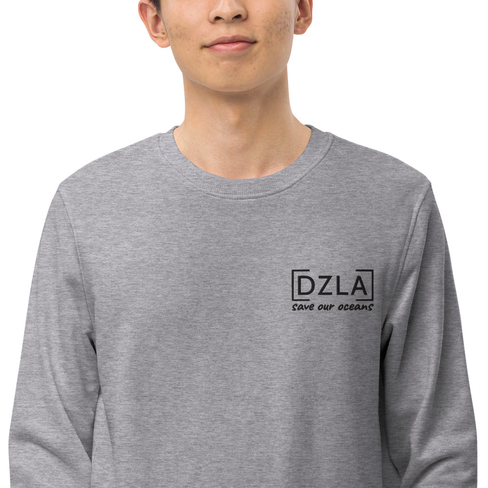 DZLA 'Our Planet' Save the oceans Unisex organic sweatshirt