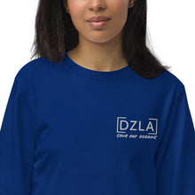 Load image into Gallery viewer, DZLA &#39;Our Planet&#39; Save the oceans Unisex organic sweatshirt
