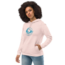 Load image into Gallery viewer, DZLA &#39;Save our oceans&#39; Women&#39;s eco fitted hoodie
